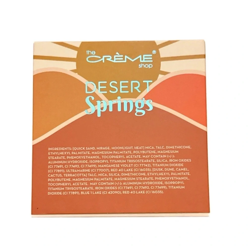 The Crème Shop DESERT SPRINGS Eyeshadow Palette New in Box